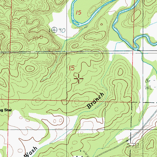 Topographic Map of Penitentiary Bottoms, AL