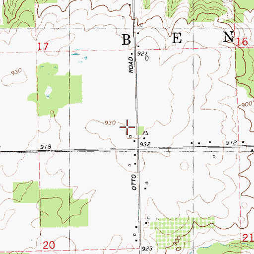 Topographic Map of WMMQ-FM (Charlotte), MI
