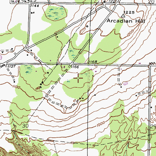 Topographic Map of WTHV-FM (Hancock), MI
