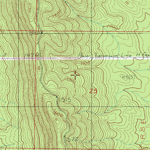Topographic Map of Taylors Mill, AL