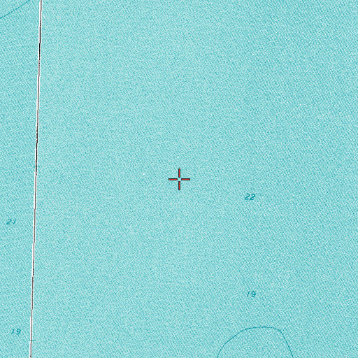 Topographic Map of Township of Caseville, MI