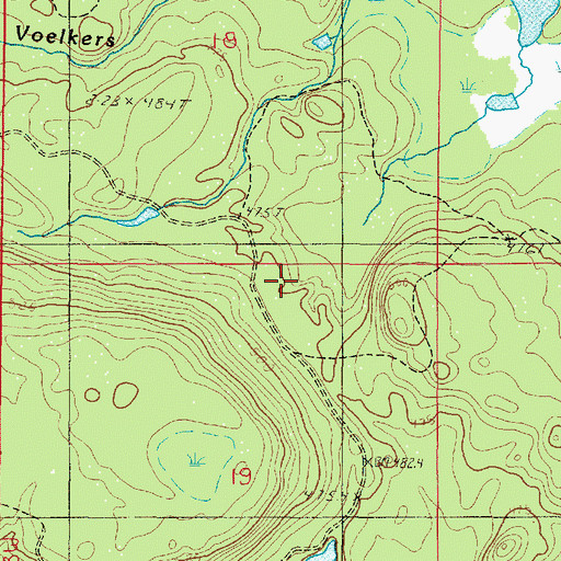 Topographic Map of Township of Champion, MI