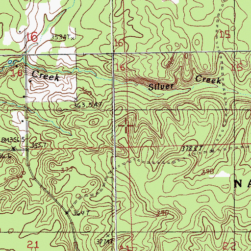 Topographic Map of Township of Dover, MI