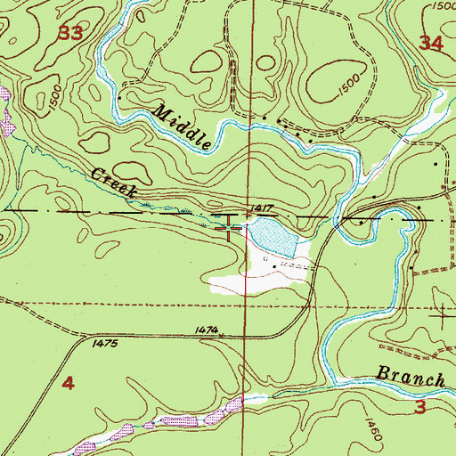 Topographic Map of Township of Ely, MI