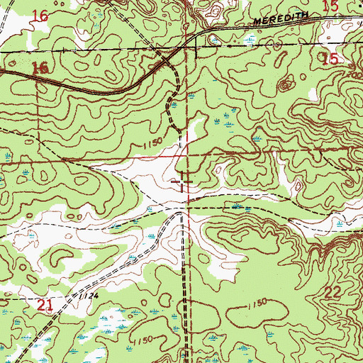 Topographic Map of Township of Franklin, MI