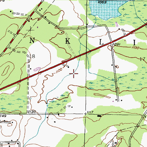 Topographic Map of Township of Franklin, MI