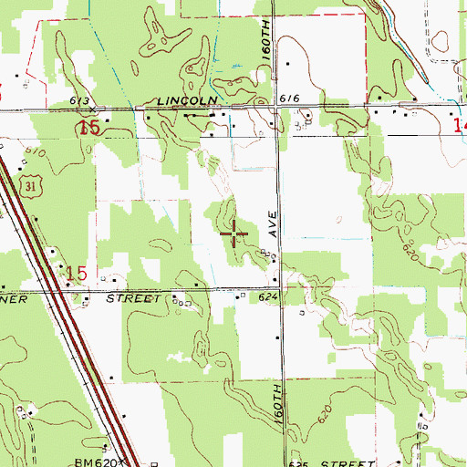 Topographic Map of Charter Township of Grand Haven, MI