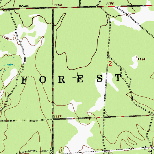 Topographic Map of Charter Township of Grayling, MI