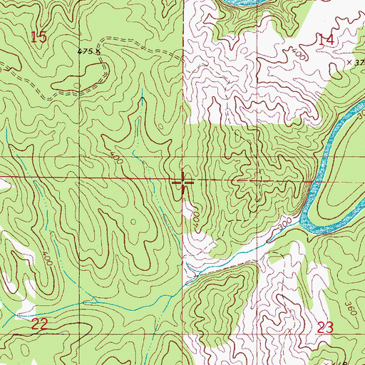 Topographic Map of Pit Twentyfive Mine, AL