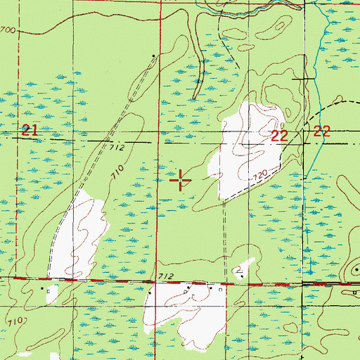 Topographic Map of Township of Lake, MI