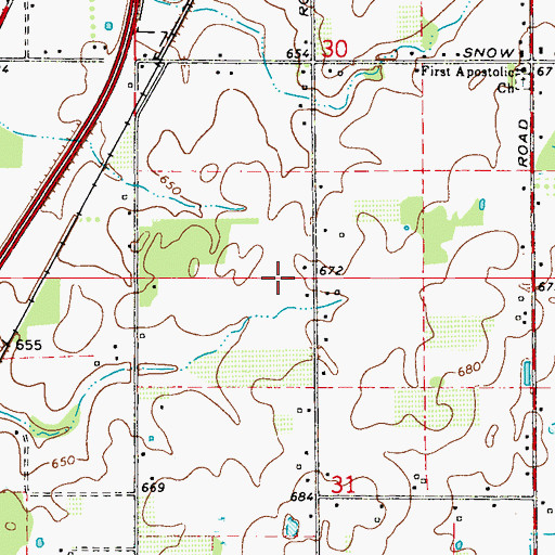 Topographic Map of Charter Township of Lake, MI