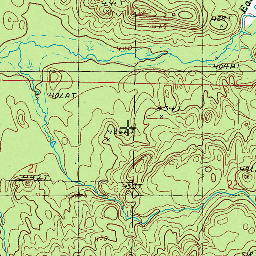 Topographic Map of Township of L'Anse, MI