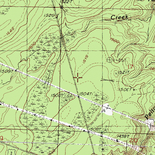 Topographic Map of Township of Marenisco, MI