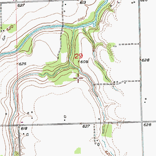 Topographic Map of Township of Pickford, MI