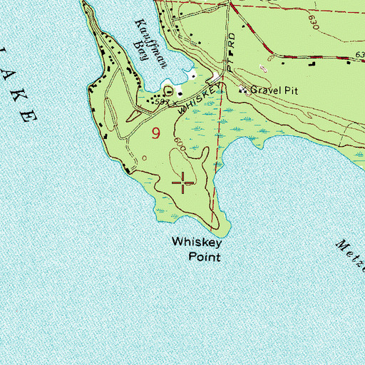 Topographic Map of Township of Presque Isle, MI