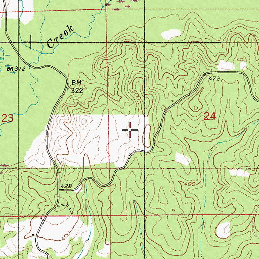 Topographic Map of Smith Cemetery, AL