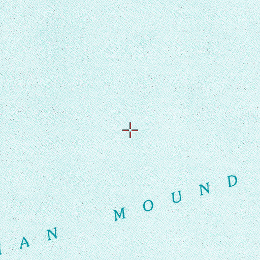 Topographic Map of Indian Mound Bay, LA
