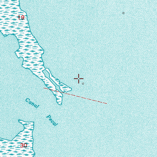 Topographic Map of Lake Eloi Light 1, LA
