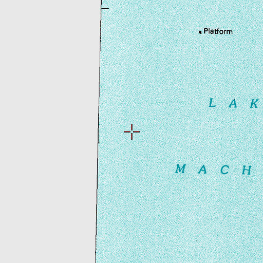 Topographic Map of Lake Machias, LA