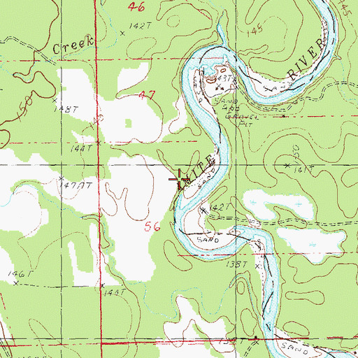 Topographic Map of Mackay Creek, LA