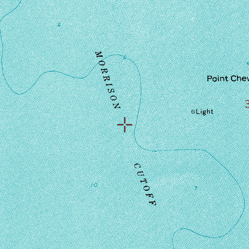 Topographic Map of Morrison Cutoff, LA