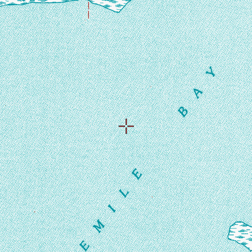 Topographic Map of Ninemile Bay, LA