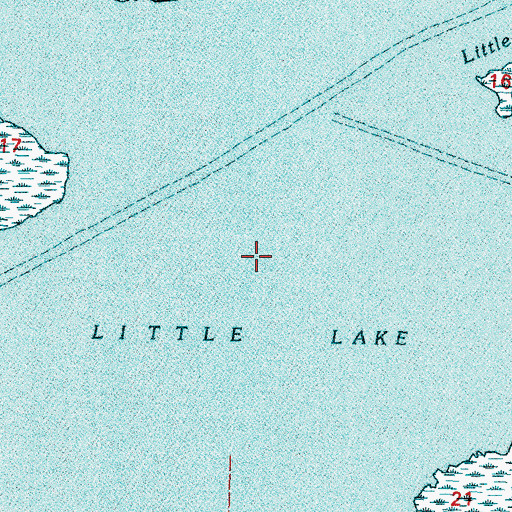 Topographic Map of North Pass, LA