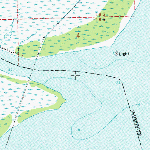 Topographic Map of Pass Manchac, LA