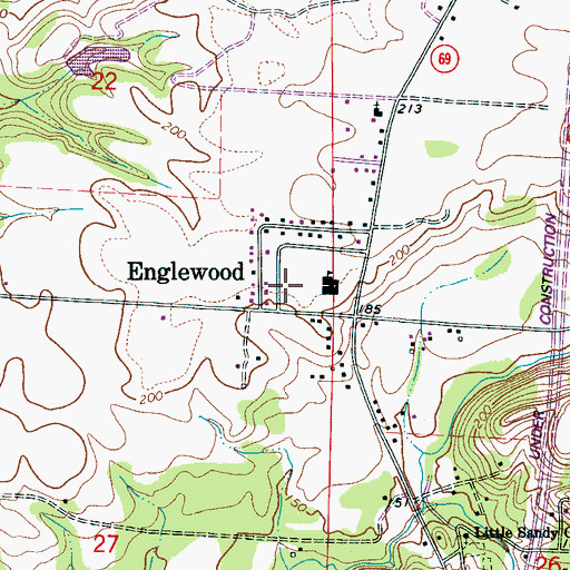 Topographic Map of Frank Butler Civitan Park, AL