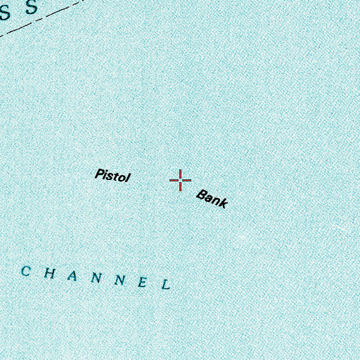 Topographic Map of Pistol Bank, LA