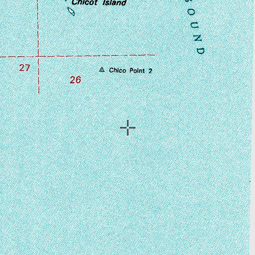 Topographic Map of Point Chicot Light, LA