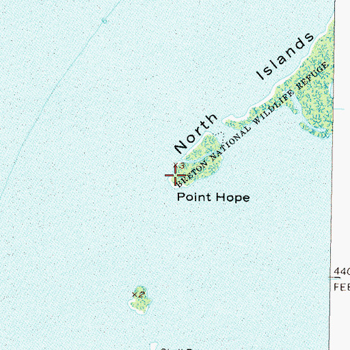 Topographic Map of Point Hope, LA
