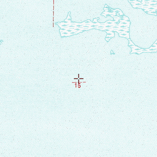 Topographic Map of Rawhead Island (historical), LA