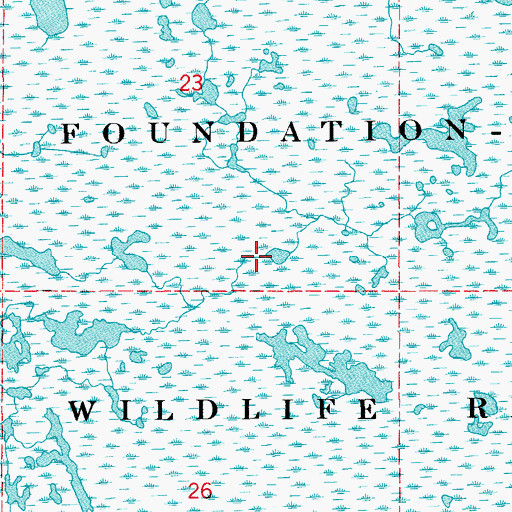 Topographic Map of Russell Sage Foundation-Marsh Island State Wildlife Refuge, LA
