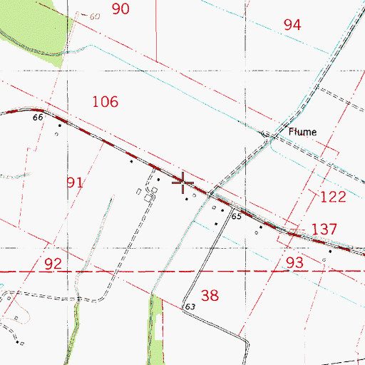 Topographic Map of Saint Anthony Church, LA