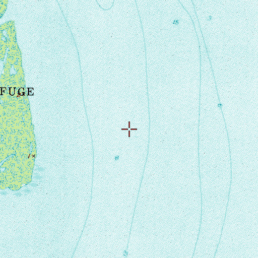 Topographic Map of Smack Channel, LA