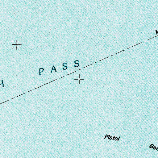 Topographic Map of South Pass, LA
