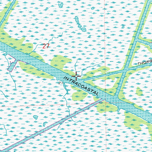 Topographic Map of Thorguson Canal, LA