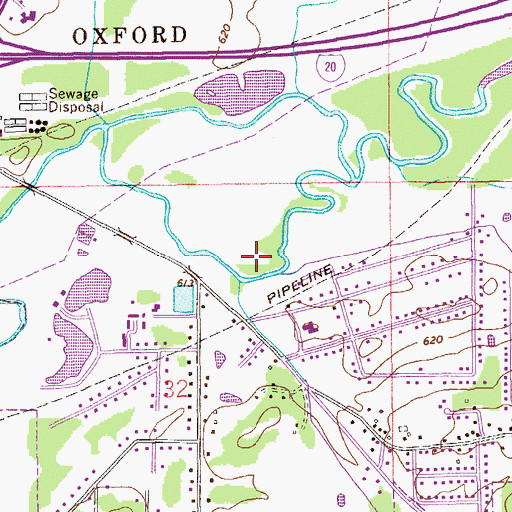 Topographic Map of Chinnabee (historical), AL