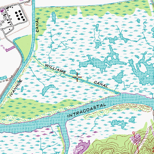 Topographic Map of Williams Canal, LA