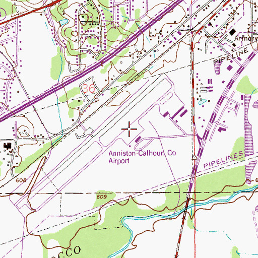 Topographic Map of House (historical), AL