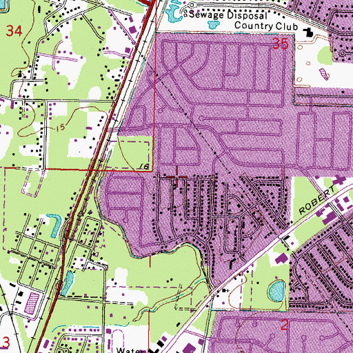 Topographic Map of Forest Manor, LA