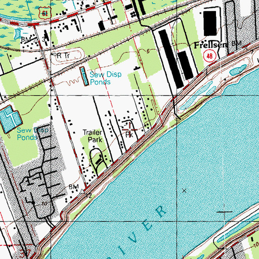 Topographic Map of Imtt Field, LA