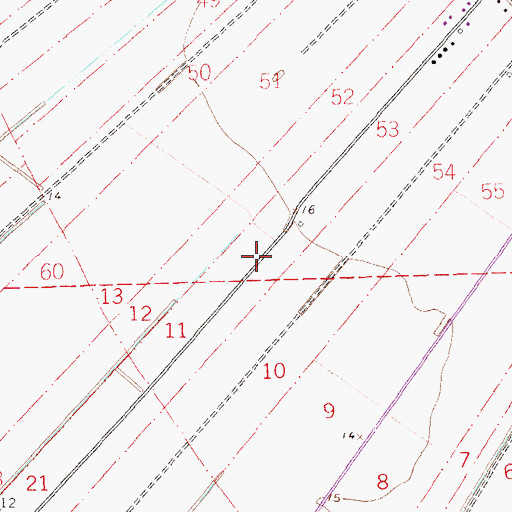 Topographic Map of Acadia Plantation (historical), LA