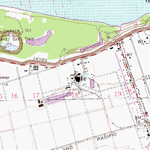 Topographic Map of Armant Plantation (historical), LA