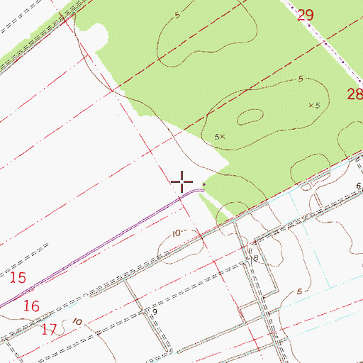 Topographic Map of Celestine Plantation (historical), LA