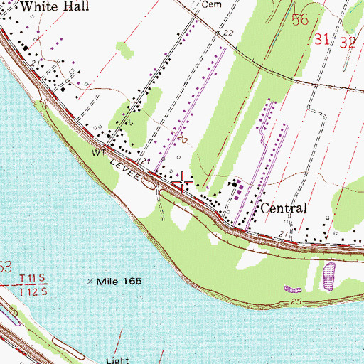 Topographic Map of Rapidan, LA