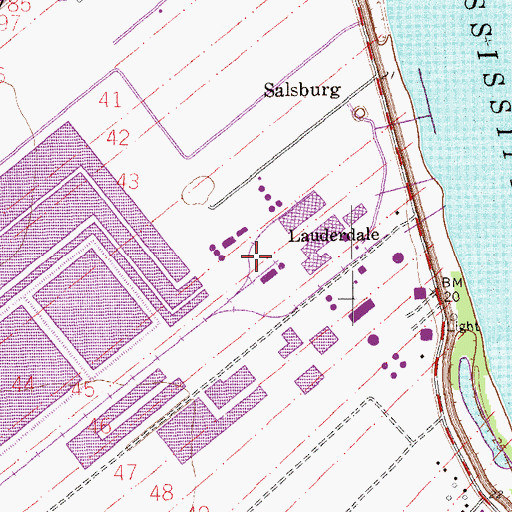 Topographic Map of Saint Joseph Plantation (historical), LA