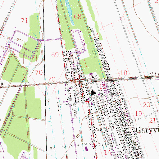Topographic Map of Hope, LA