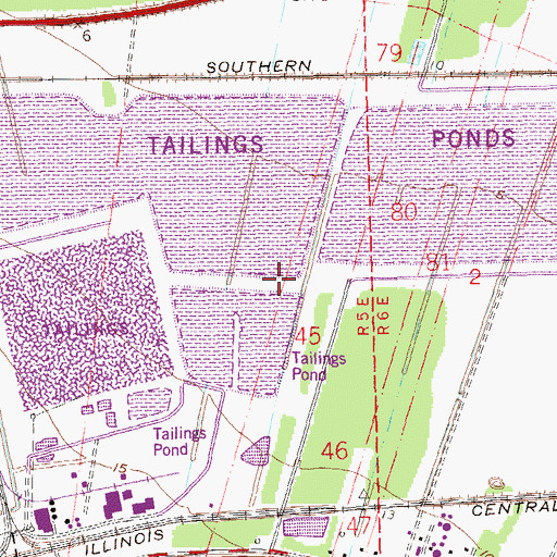 Topographic Map of Mount Airy Plantation (historical), LA
